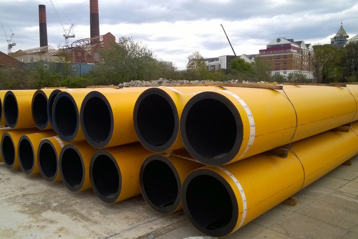 Replacement of Victorian gas mains in London inspires the largest GPS PE Yellow pipe ever made